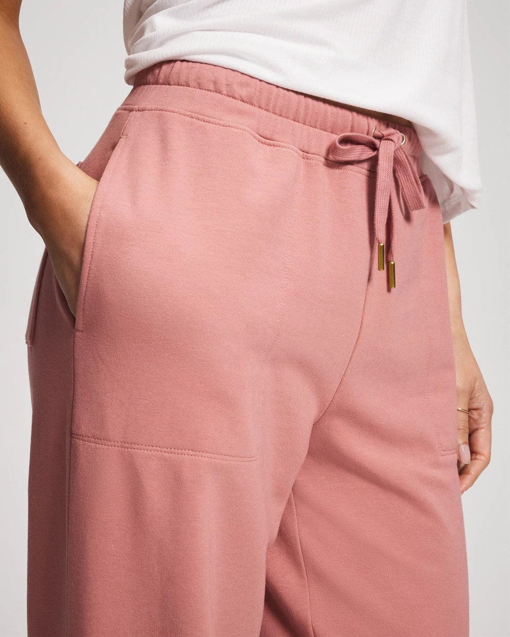 Essential Terry Straight Leg Pants