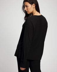 Ultrasoft Fleece V-Neck Sweatshirt