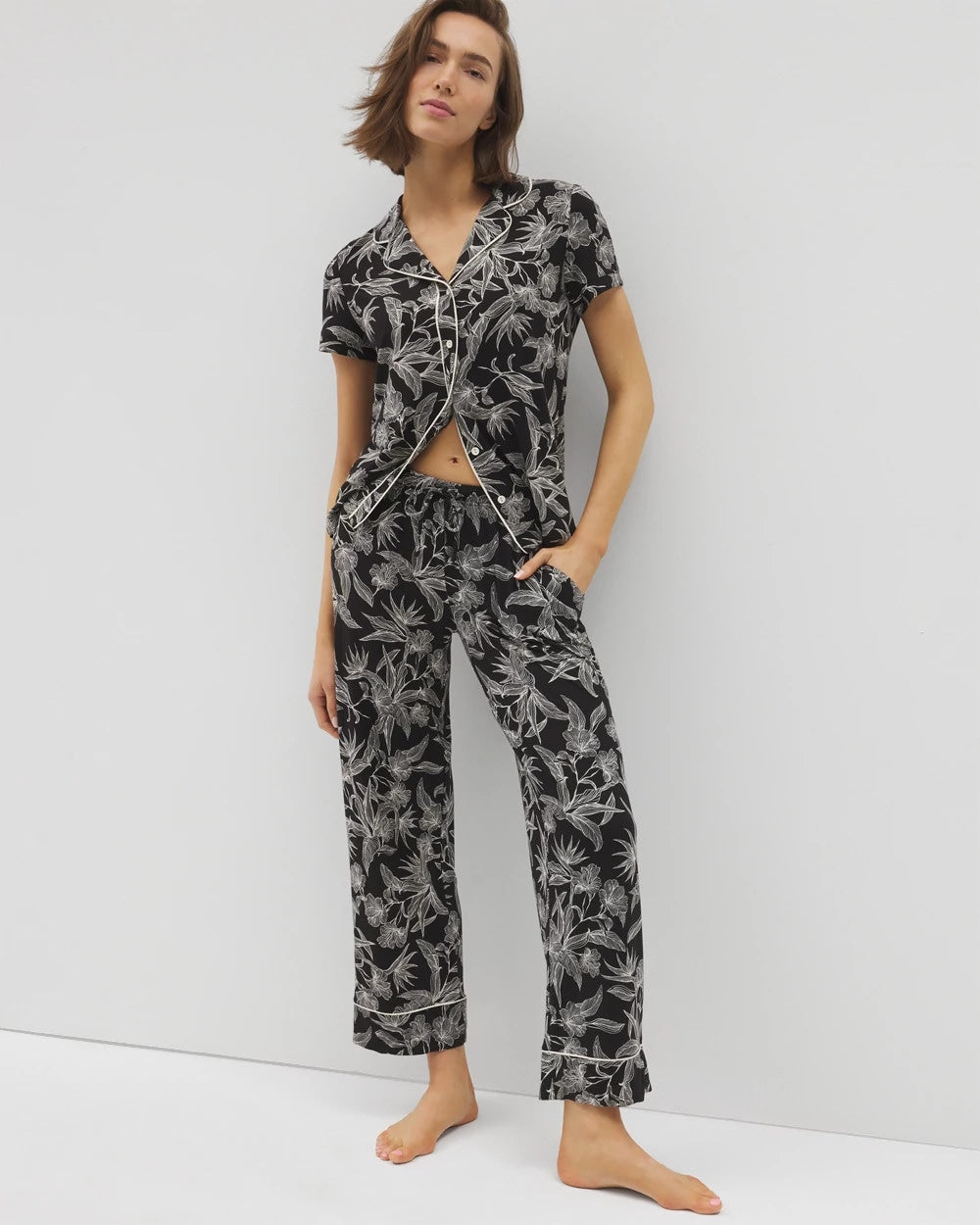 Printed Pajama Pants