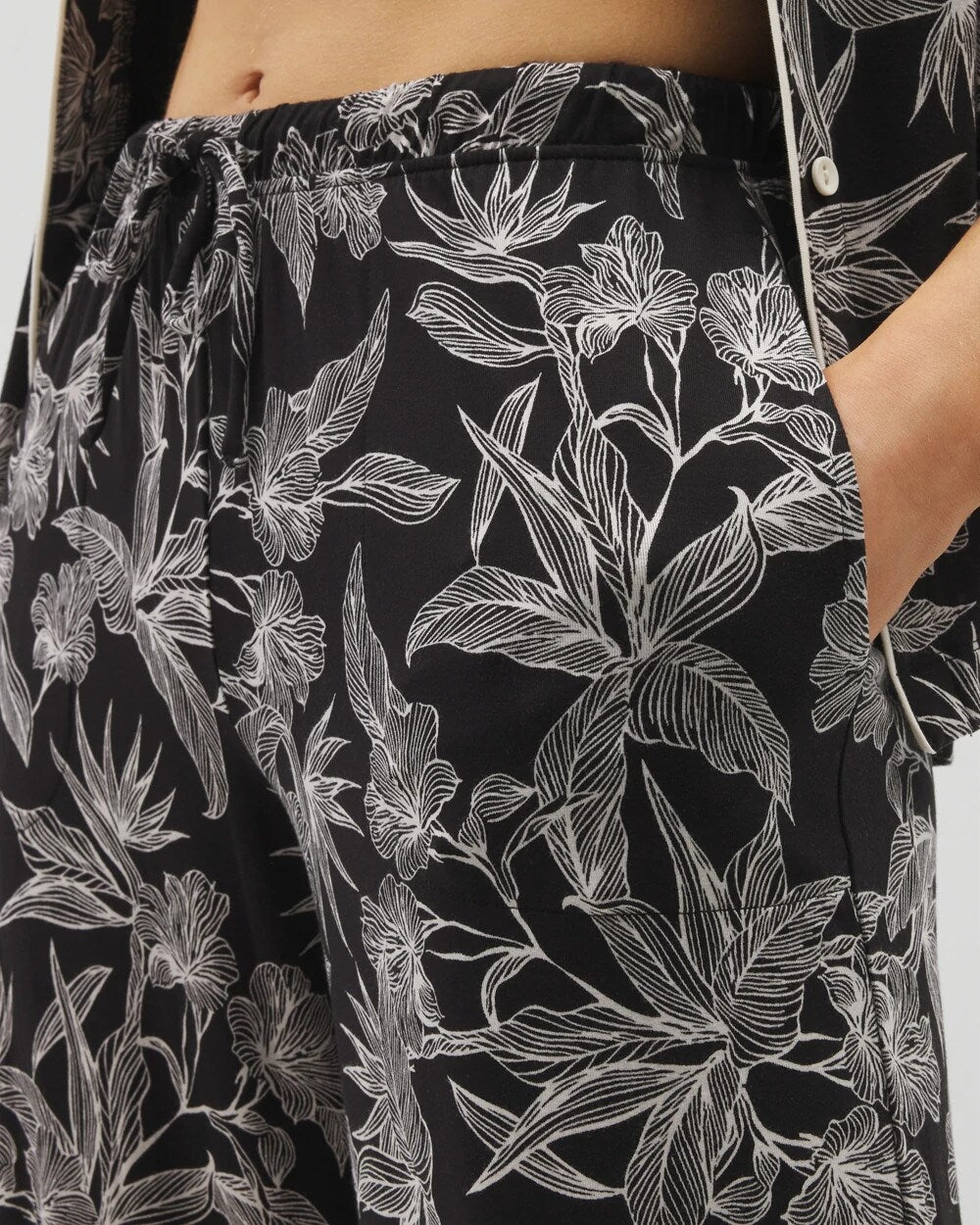 Printed Pajama Pants
