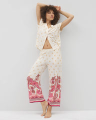 Cropped Pajama Pants