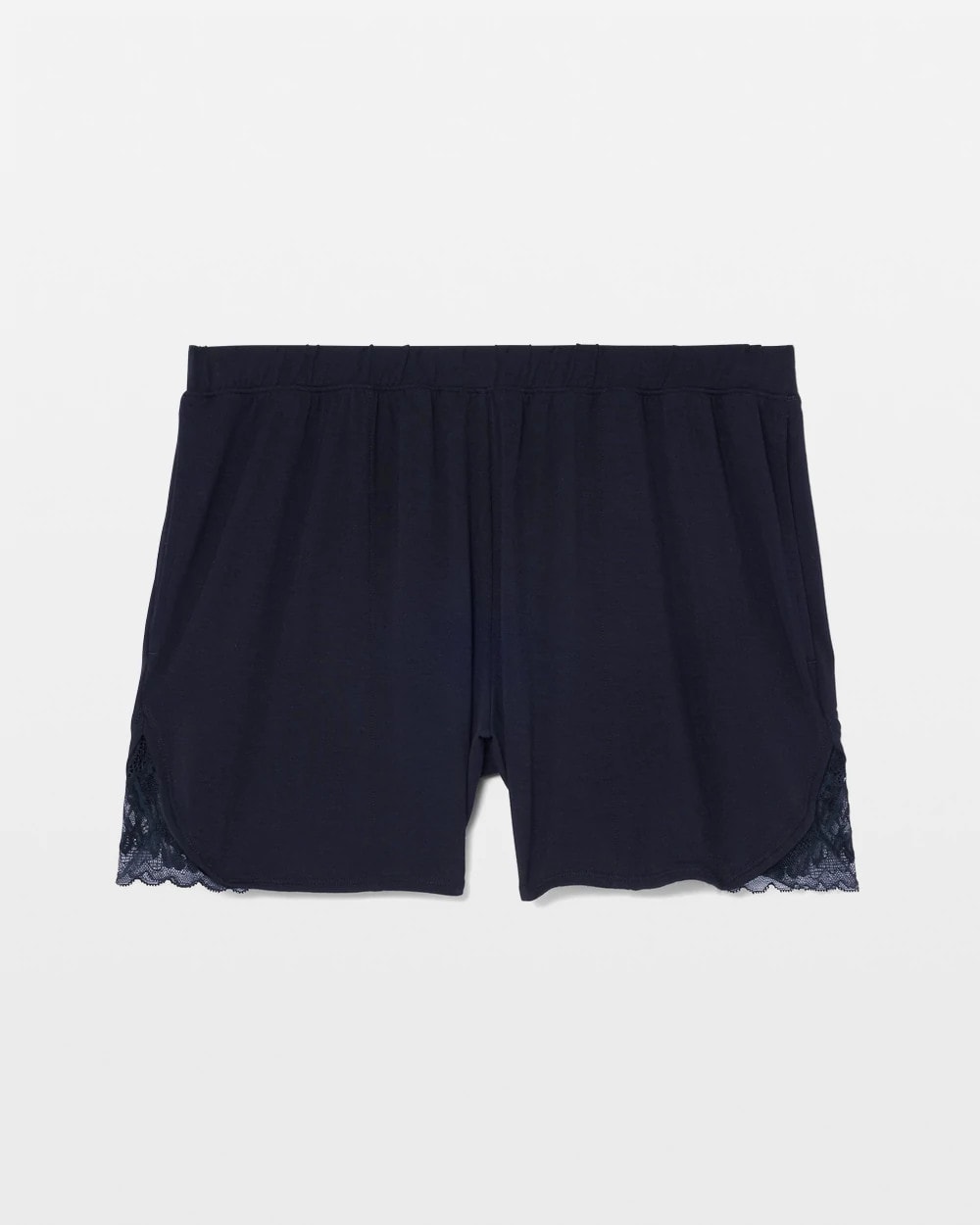 Lace Trim Pajama Shorts