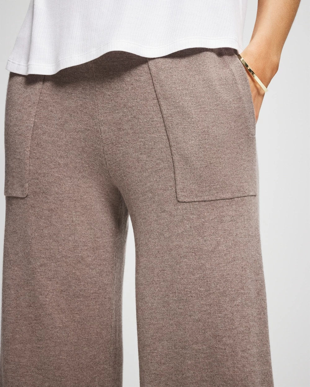 Premier Knit Sweater Wide Leg Pant