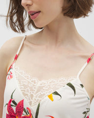 Lace Trim Pajama Cami