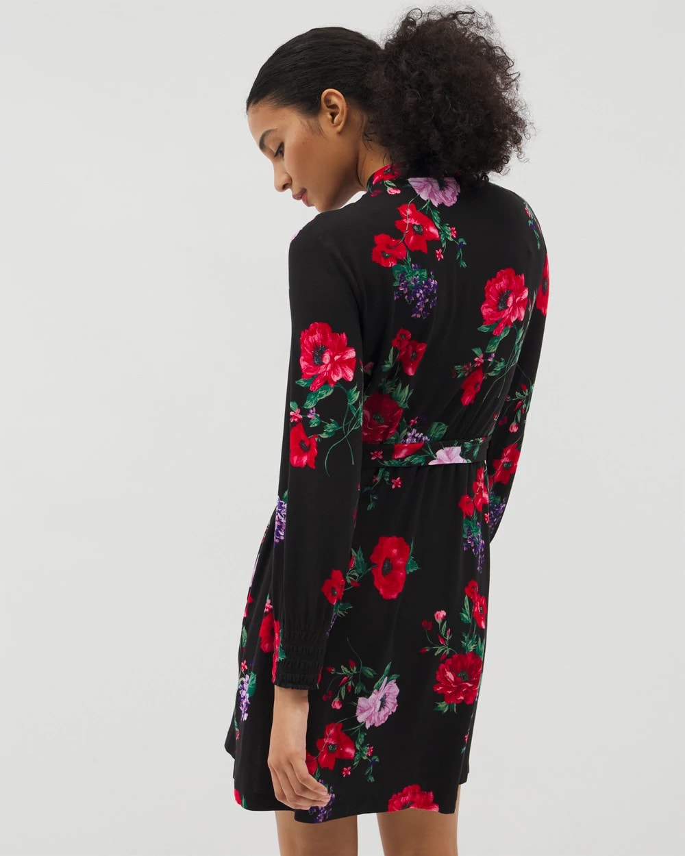 Long-Sleeve Short Robe
