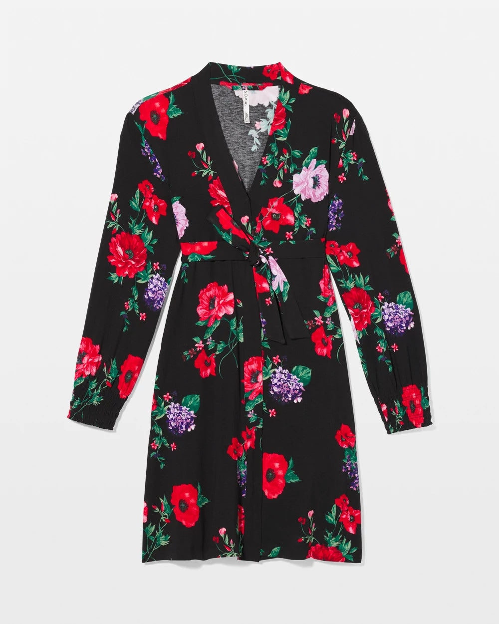 Long-Sleeve Short Robe