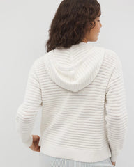 Cotton Open Stitch Hoodie