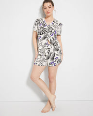 Smocked Waist Pajama Short