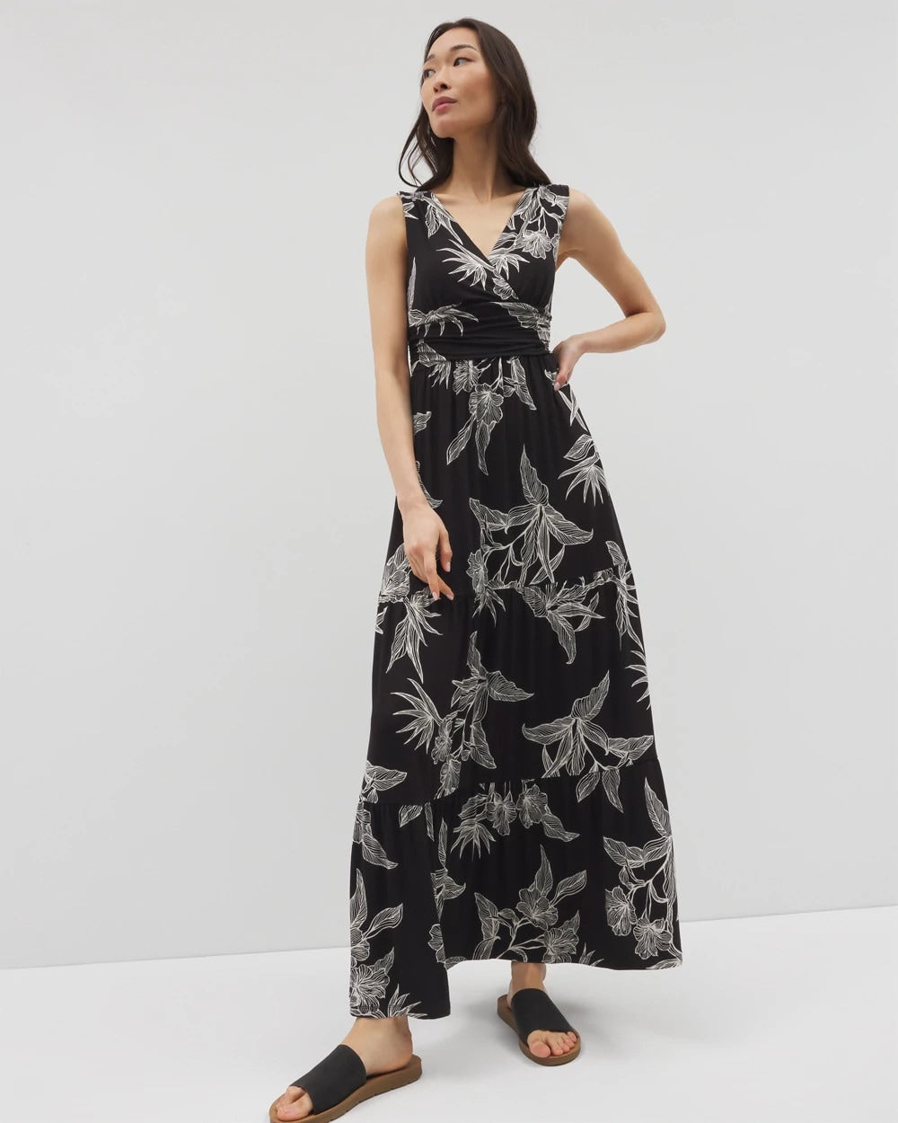 Goddess Tiered Maxi Dress