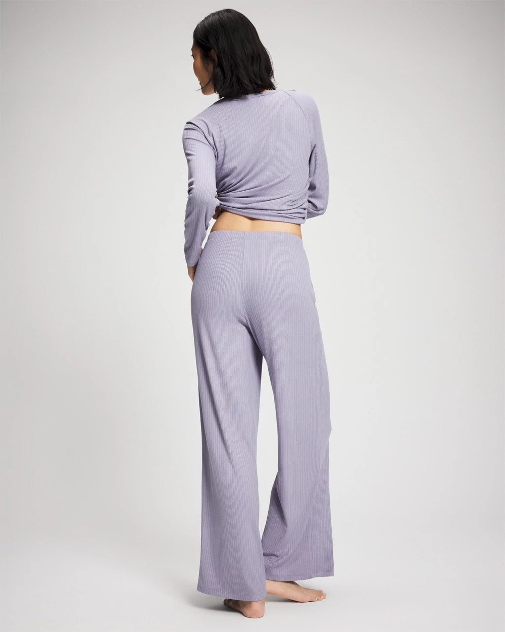 Pointelle Wide Leg Pajama Pant