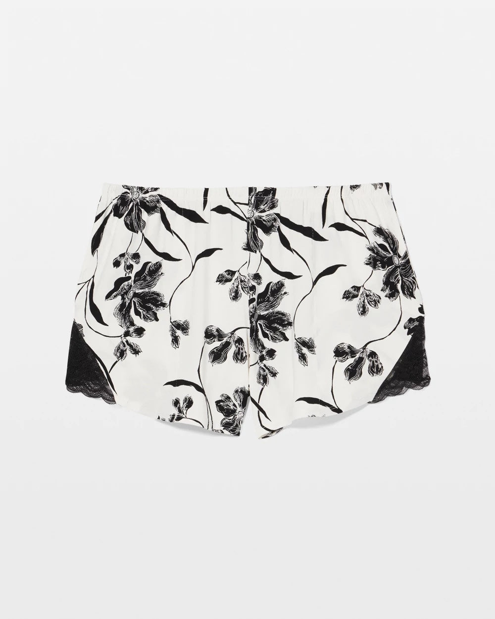 Lace Trim Pajama Short
