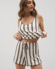 Printed Pajama Shorts
