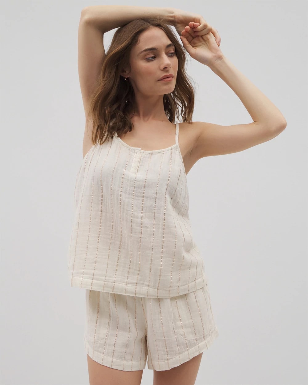 Cotton Gauze Pajama Cami