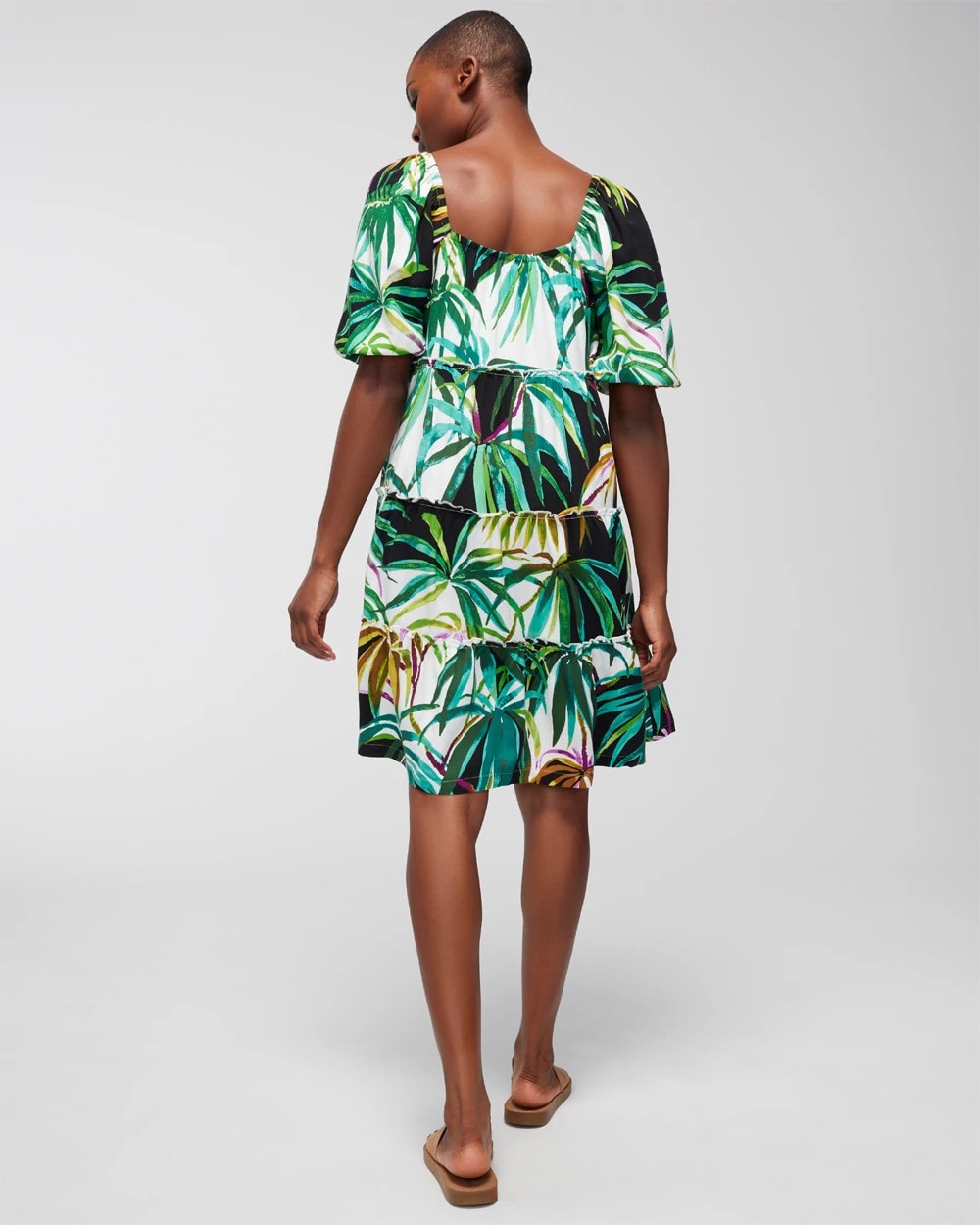 Tiered Short Bra Dress