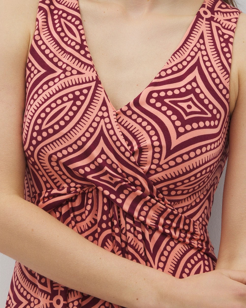 V-Neck Short Bra Dress