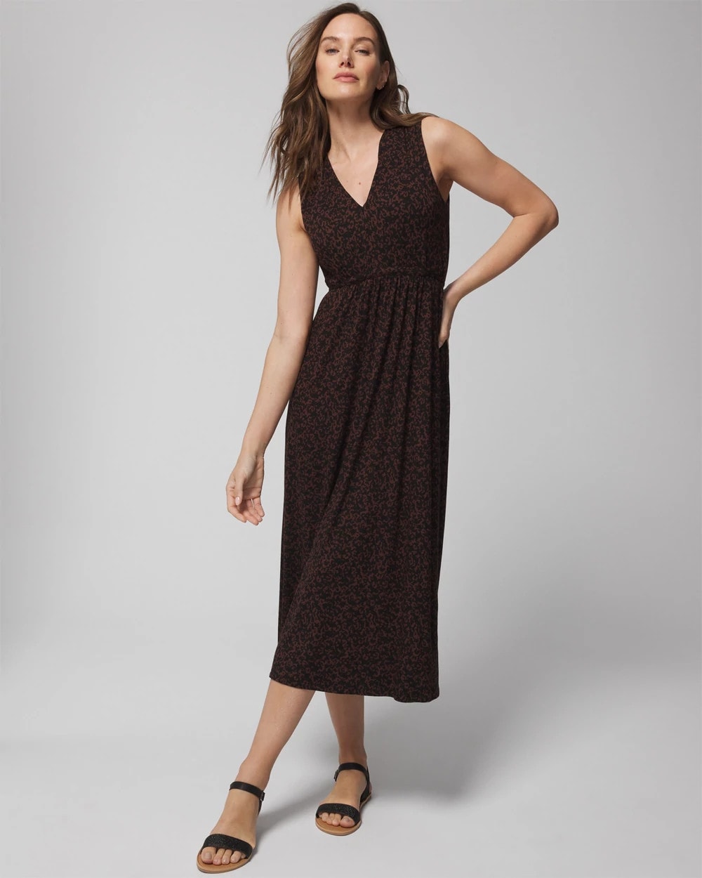 Tie Back Midi Dress