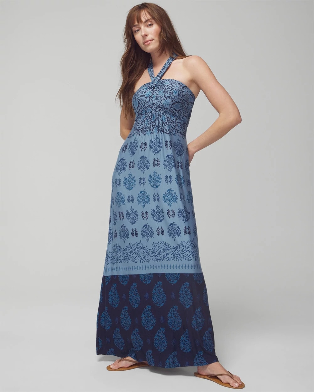 Halter Maxi Bra Dress