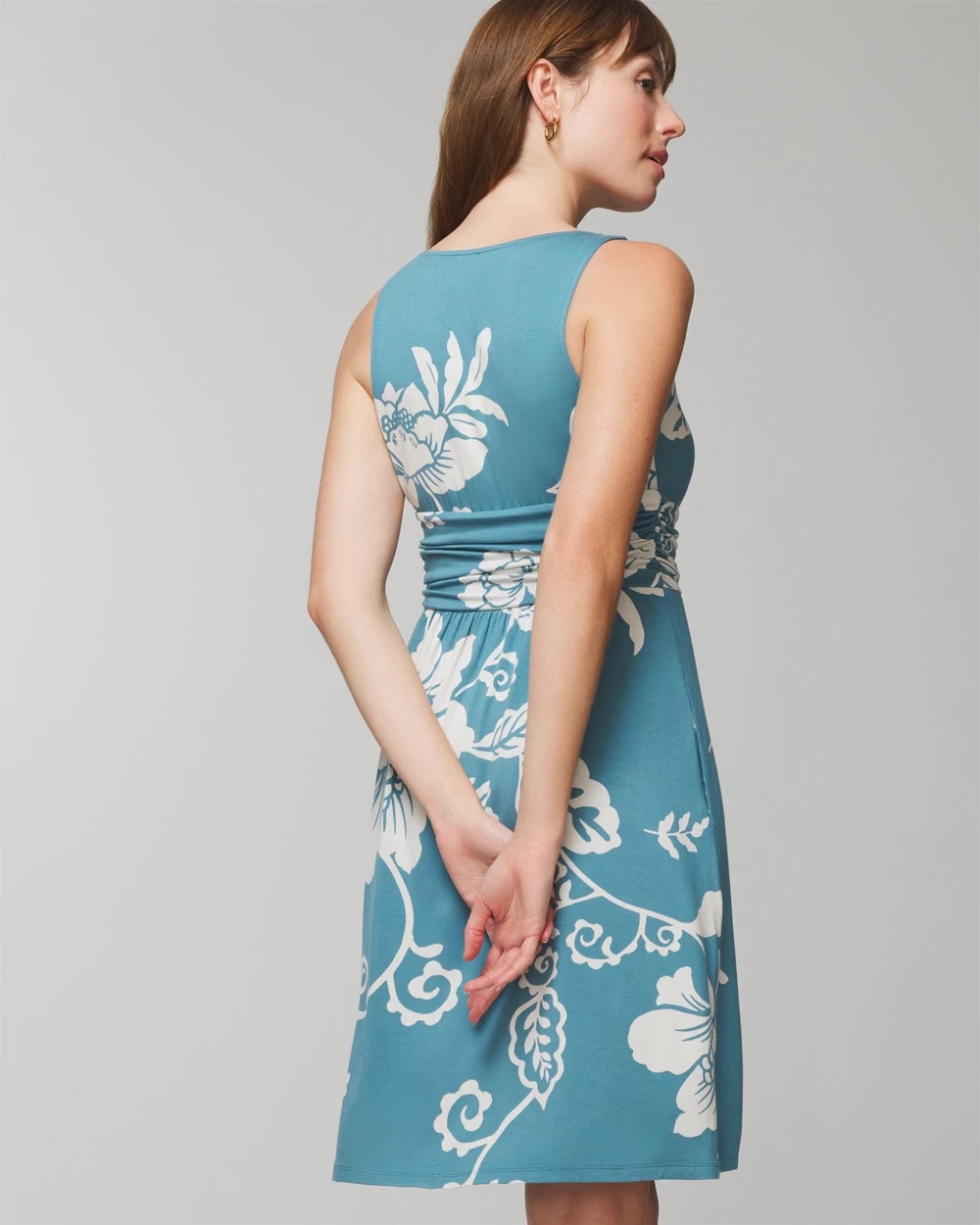 Draped Empire Short Bra Dress