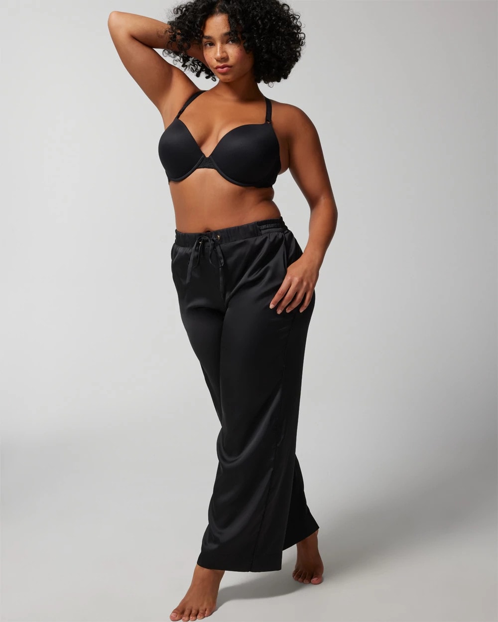 Push-Up Plunge Bra with Lace