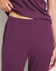 Rib Ankle Pajama Pants