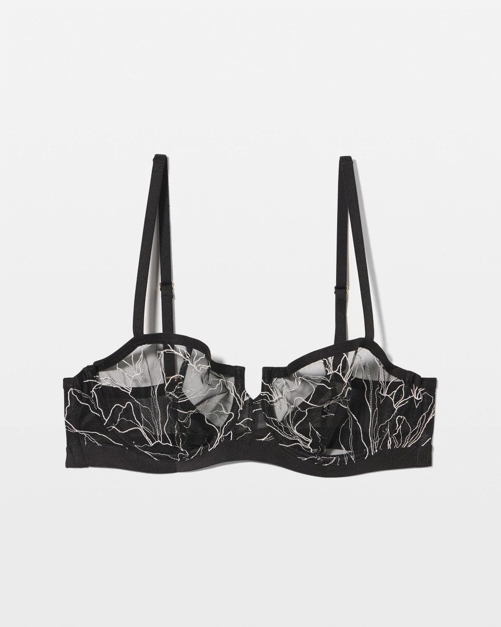 Embroidered Unlined Balconette