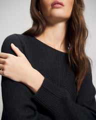Shimmer Cable Knit Sweater