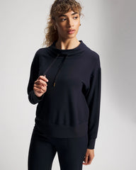 Ultrasoft Fleece Relaxed Funnel Neck Sweatshirt