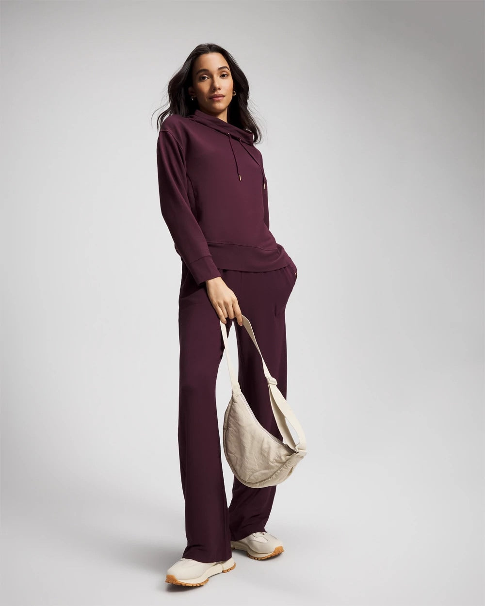 Ultrasoft Fleece Relaxed Funnel Neck Sweatshirt