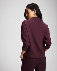 Ultrasoft Fleece Relaxed Funnel Neck Sweatshirt