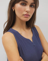 Crinkle Knit Tank Top
