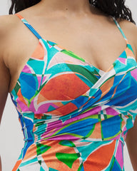 Beyond Control Captiva Island Draped V One-Piece