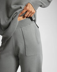Cotton Sweater Crop Pant