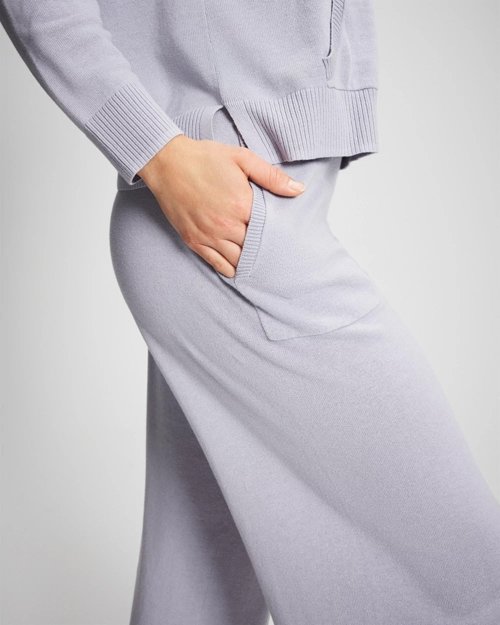 Cotton Sweater Crop Pant