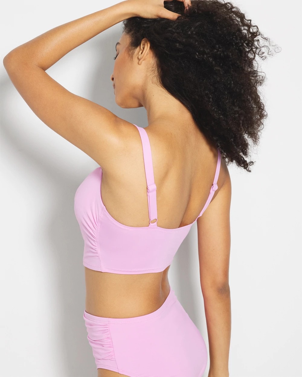 V-Wire Cropped Bikini Top