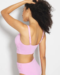 V-Wire Cropped Bikini Top