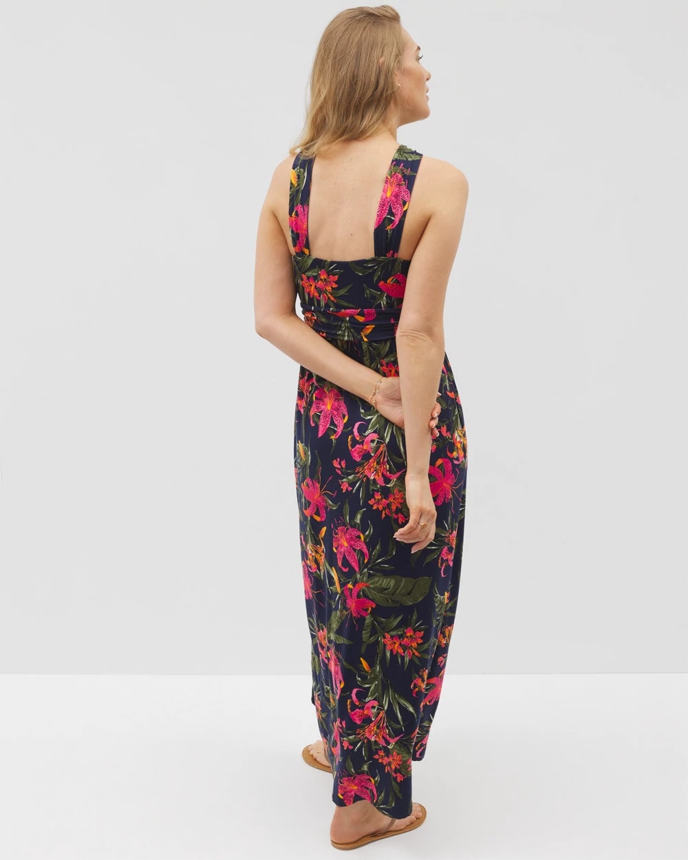 Bayside Halter Maxi Bra Dress