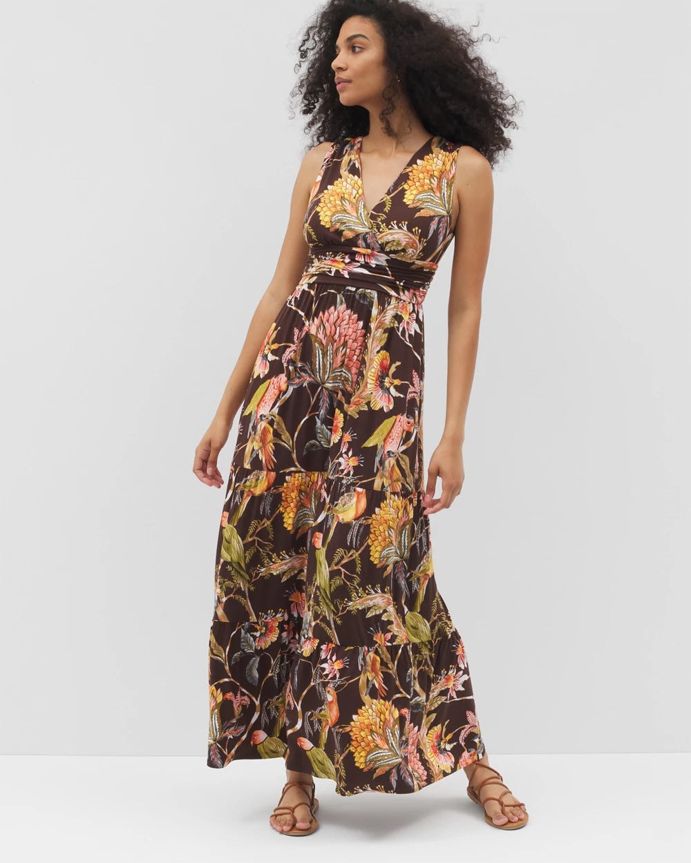 Goddess Tiered Maxi Dress