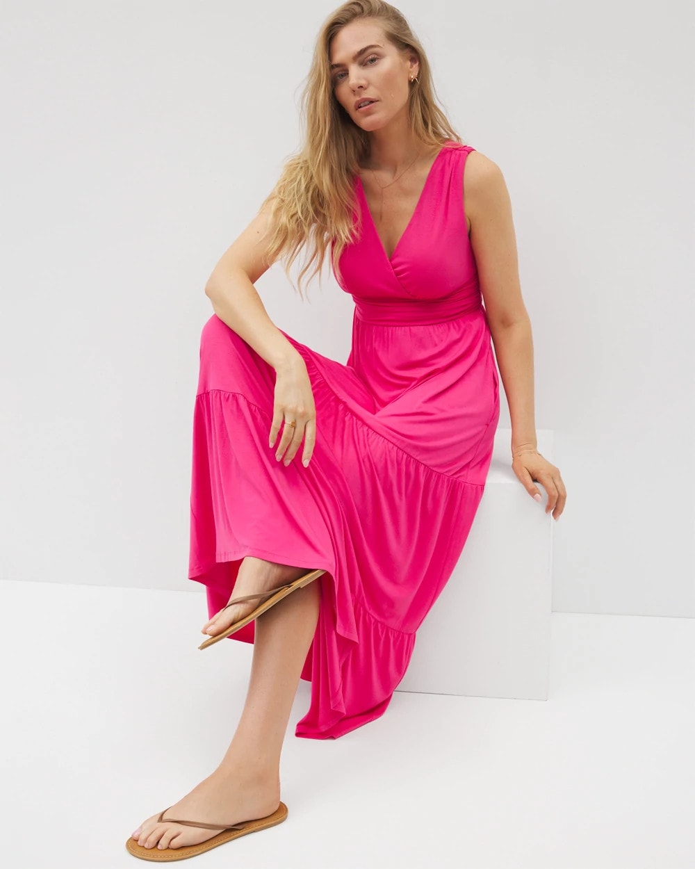 Goddess Tiered Maxi Dress