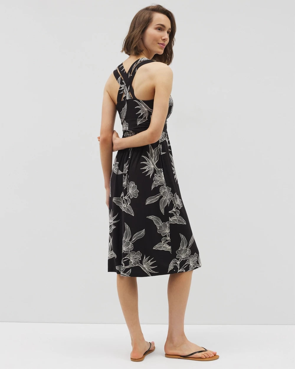 Cross Back Strap Bra Dress