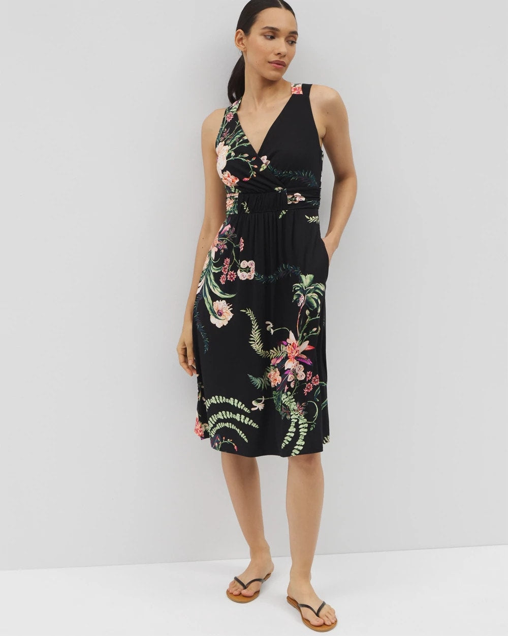Cross Back Strap Bra Dress