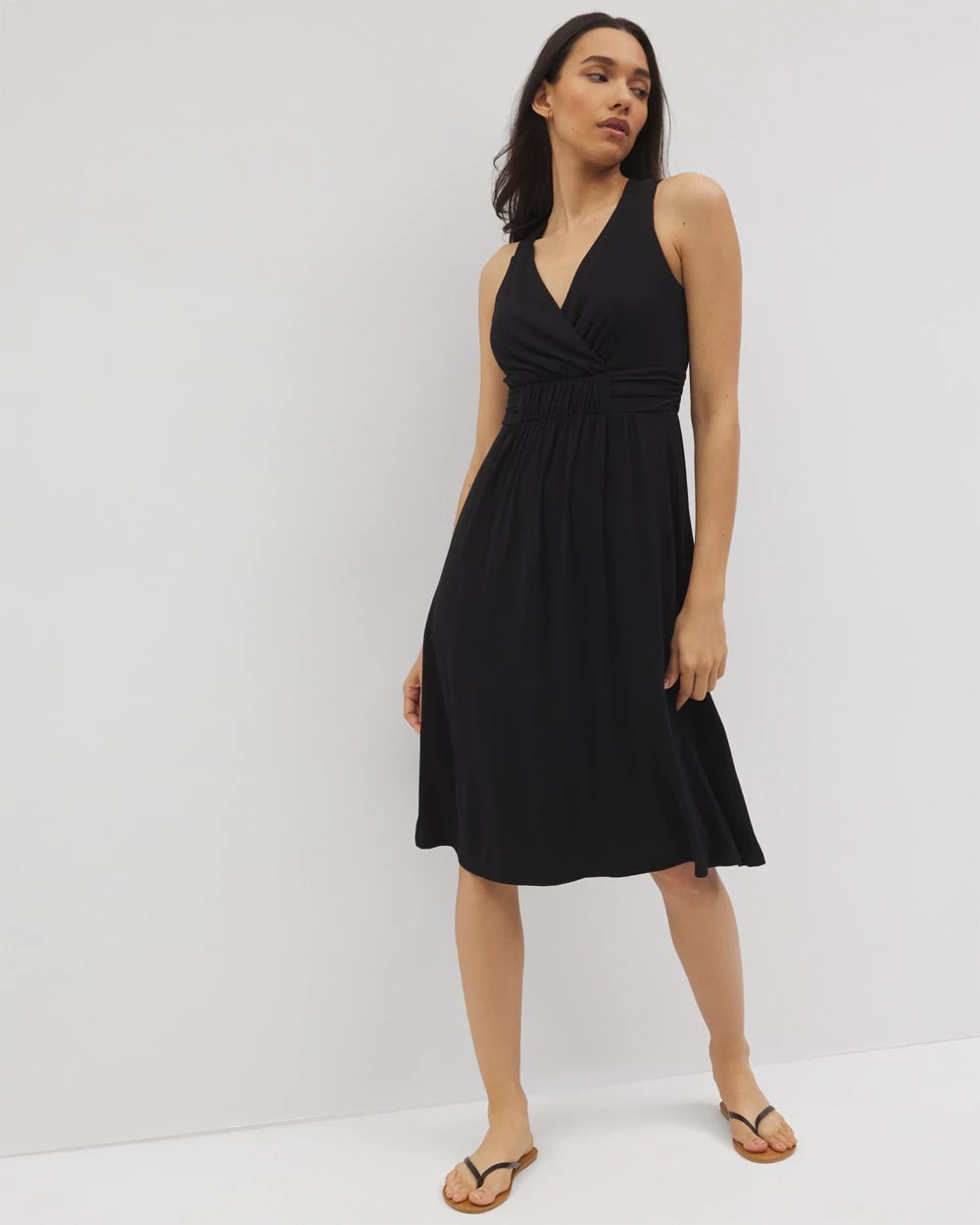Cross Back Strap Bra Dress