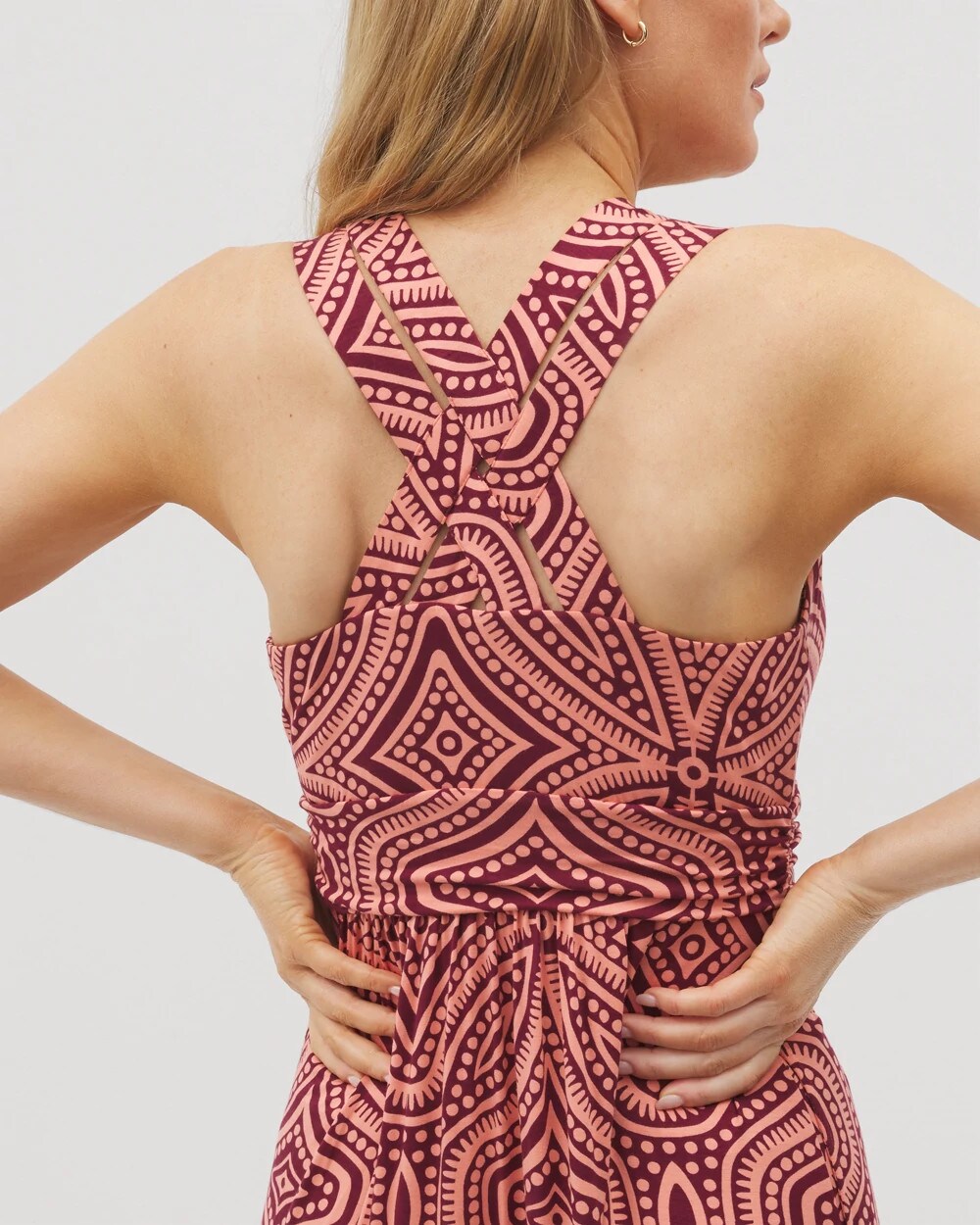 Isla Cross Back Maxi Bra Dress