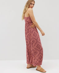 Isla Cross Back Maxi Bra Dress