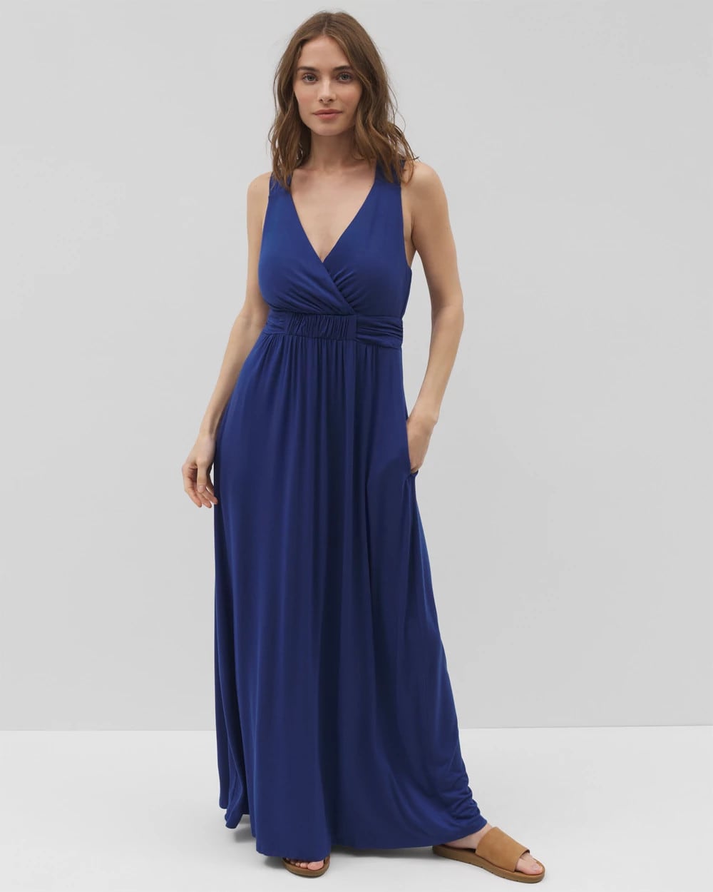 Isla Cross Back Maxi Bra Dress