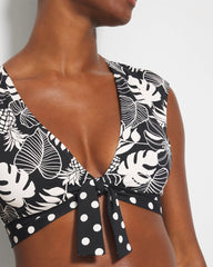Double Trouble Cap-Sleeve Crop Top