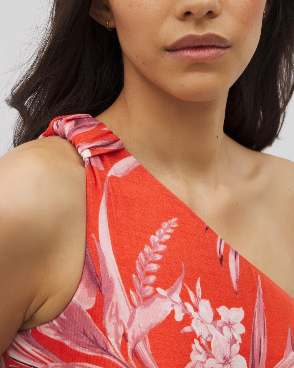 One-Shoulder Maxi Bra Dress