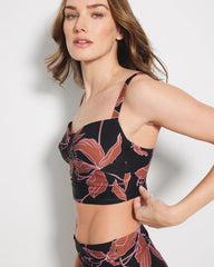 V-Wire Cropped Bikini Top
