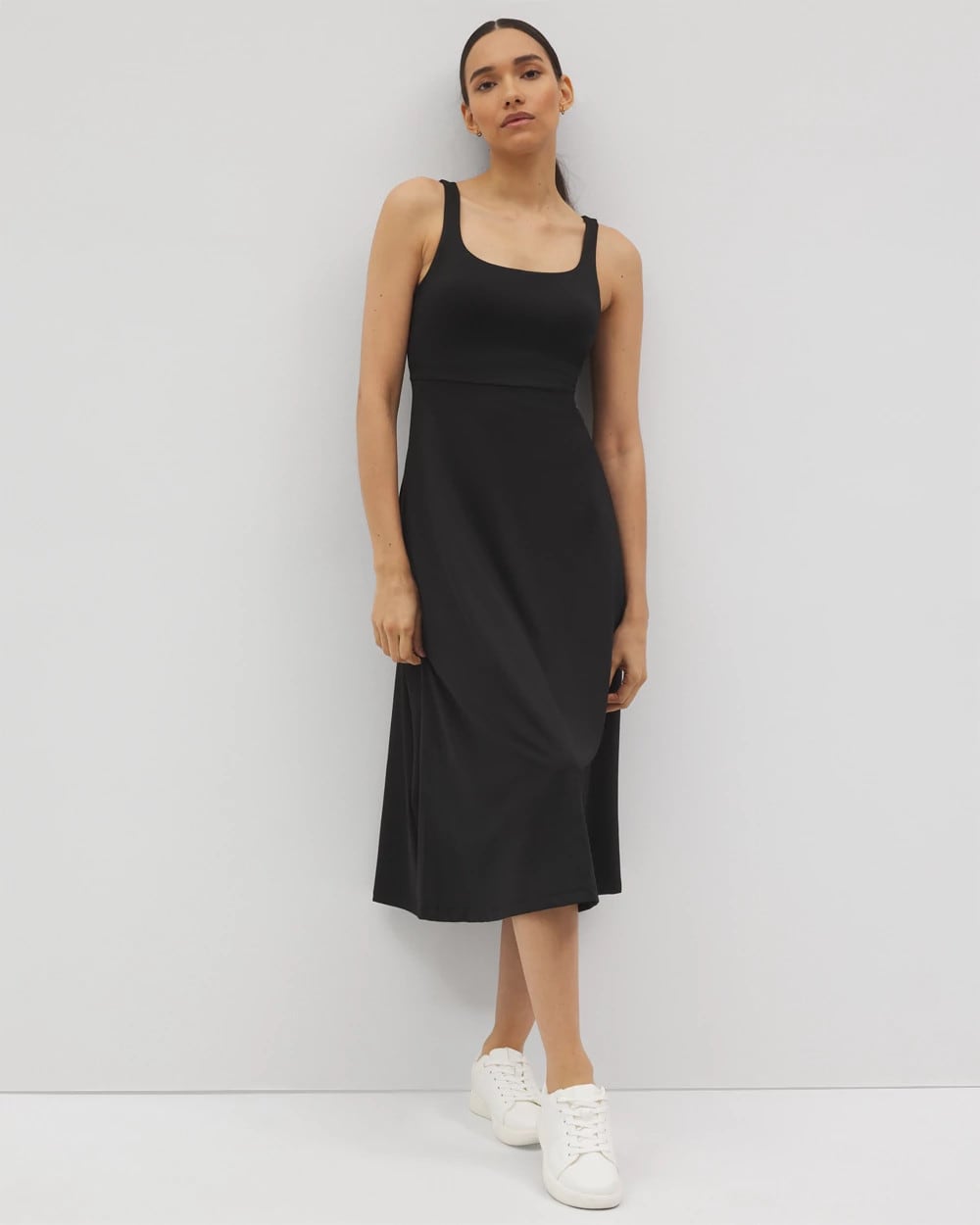 Lounge Square Neck Midi Dress