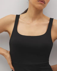 Lounge Square Neck Midi Dress