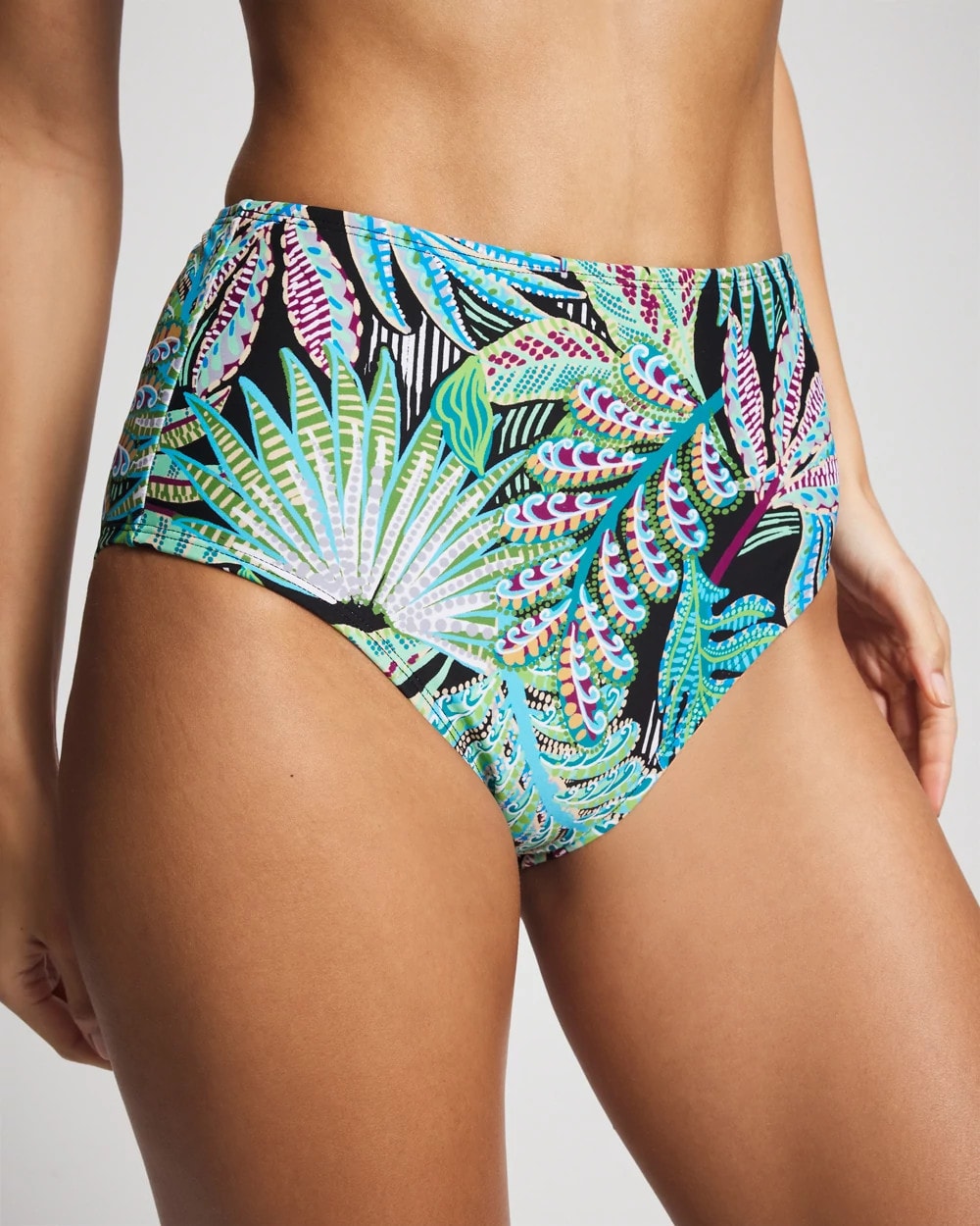 Sea Life High-Waist Swim Bottom